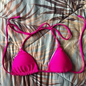 ZAFUL hot pink bikini top